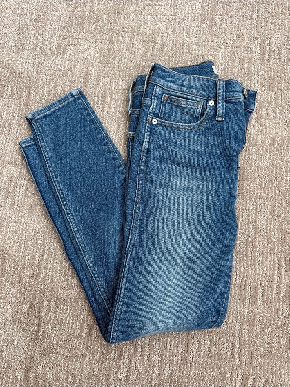 Madewell Women's Skinny Jeans in Medium Blue Wash